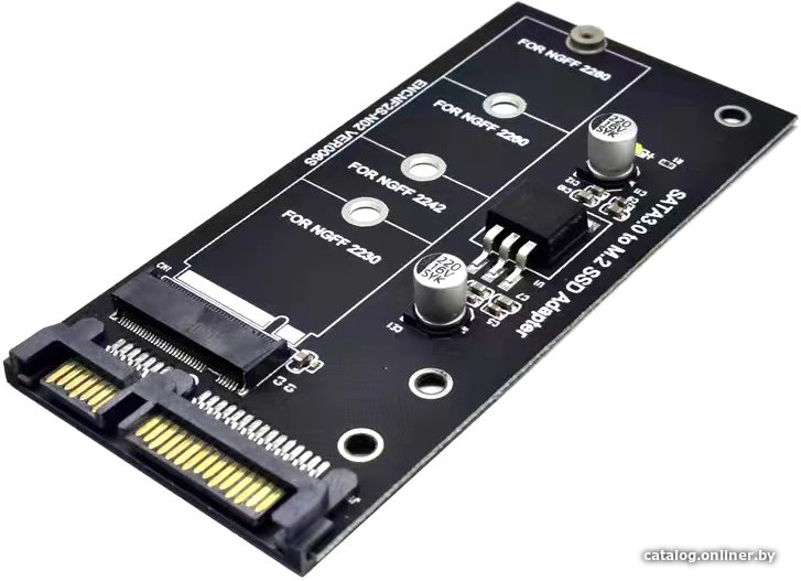 Планка USBTOP SATA 3.0 - M.2 (черный)