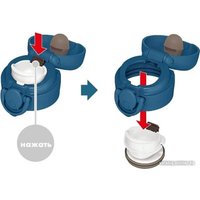 Термокружка THERMOS JNR-502 LTD BLG 500мл (эгейский синий)