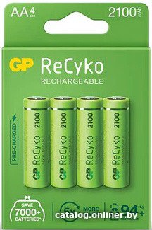 Аккумулятор GP ReCyko AA 2100mAh 4 шт.