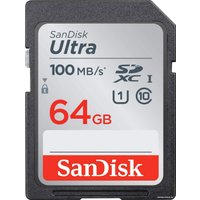 Карта памяти SanDisk Ultra SDXC SDSDUN4-064G-GN6IN 64GB