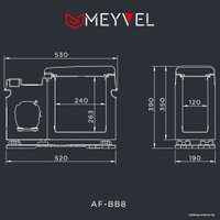Компрессорный автохолодильник Meyvel AF-BB8