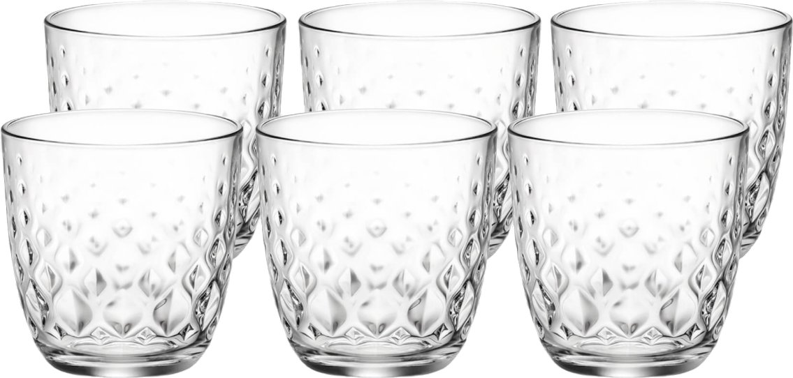 

Набор стаканов для воды и напитков Bormioli Rocco Глит 5.80213-6 (395 мл, 6 шт)