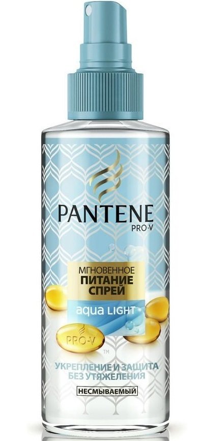 

Спрей Pantene Aquq Light мгновенное питание 150 мл