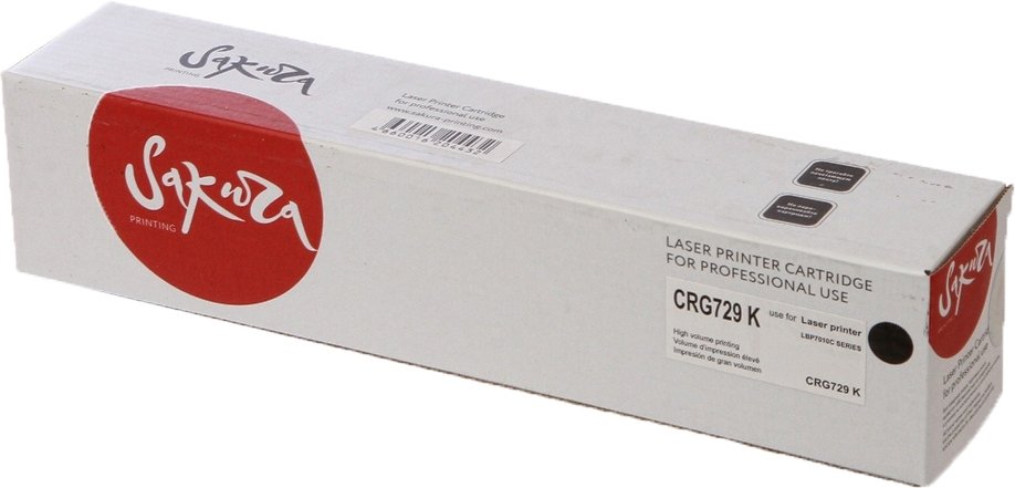 

Картридж Sakura Printing SACRG729K (аналог Canon 729BK)