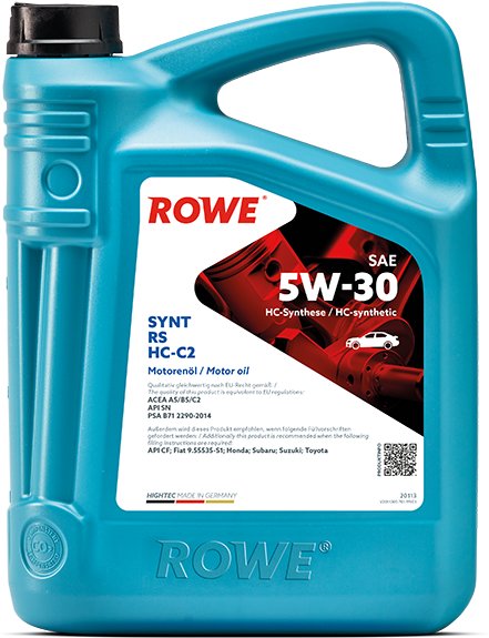 

Моторное масло ROWE Hightec Synt RS HC-C2 5W-30 5л