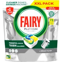 Капсулы для посудомоечной машины Fairy Platinum Lemon All in 1 (73 шт)