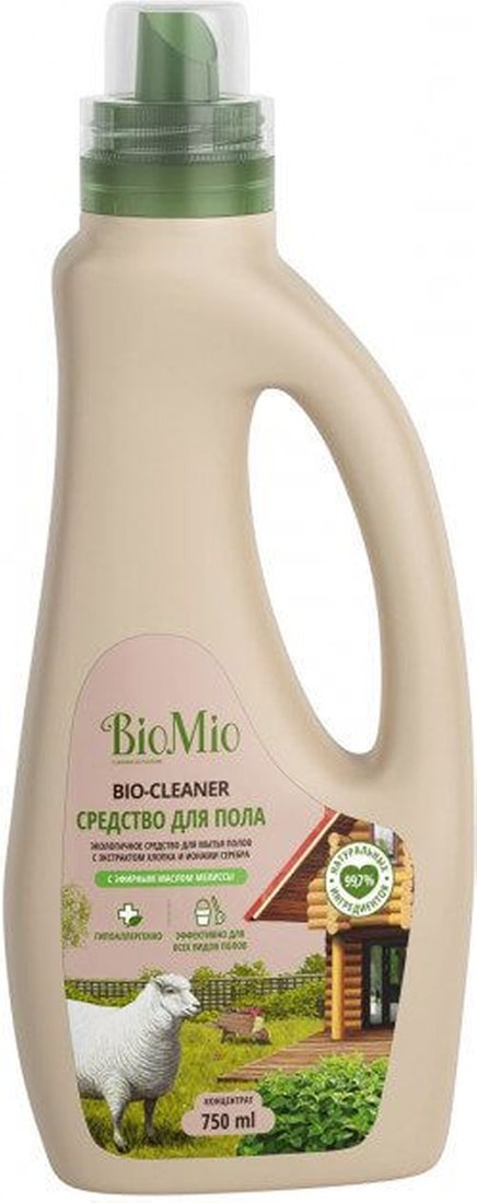 

Средство для напольных покрытий BioMio Bio-Floor Cleaner Мелисса 0.75 л