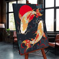 Картина по номерам Молли Карпы кои 40x50 FHR0589