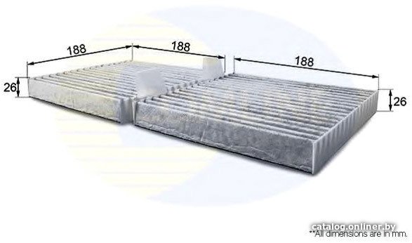 Салонный фильтр Comline EKF319A