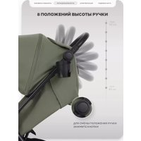 Коляска прогулочная «книга» MOWbaby Stormy MB106 (olive)