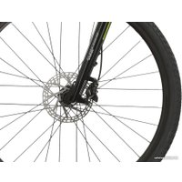 Велосипед Kross Evado 5.0 L/21" 2024 (черный/зеленый глянцевый)