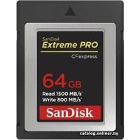 Карта памяти SanDisk CFexpress Type B 64GB Extreme Pro R800/W1500 SDCFE-064G-GN4IN