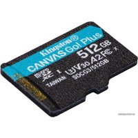 Карта памяти Kingston Canvas Go! Plus microSDXC 512GB (с адаптером)