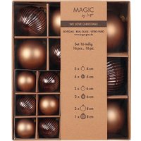 Елочная игрушка Inge's Christmas One-Two-Tree! 15101P418 (16шт, медный)