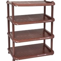 Полка для обуви Полимербыт Комфорт 4392402 (коричневый)