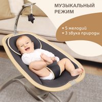 Шезлонг Nuovita Agio (дерево серый/графитовый)