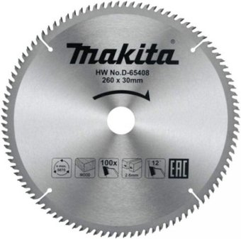Пильный диск Makita D-65408