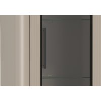 Шкаф-витрина Олмеко Фиделия 76.02 (серый камень/мрамор черный)