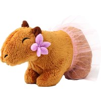 Классическая игрушка Pomposhki Капибара с цветочком 10128062