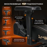 Игровое (геймерское) кресло Evolution Player One X-Base (черный)