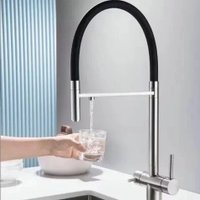 Смеситель Grocenberg GB4099 с гибким изливом (хром)