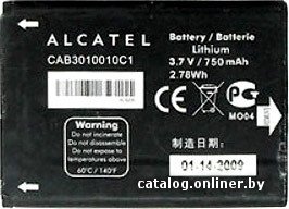 Аккумулятор для телефона Копия Alcatel CAB3010010C1