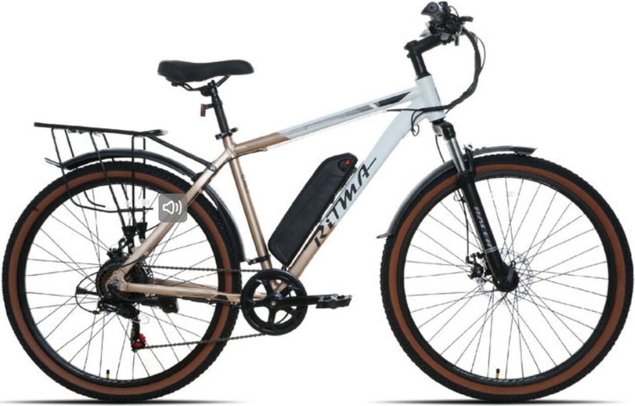 

Электровелосипед Ritma MORGAN309 27.5 2025 (белый/бежевый матовый)
