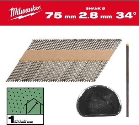 

Гвозди для пистолета Milwaukee 4932492597 (2200 шт)