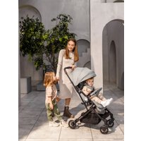 Коляска прогулочная «книга» Amarobaby Voyager (серый)