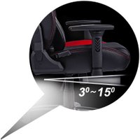 Игровое (геймерское) кресло Thermaltake V Comfort (черный/красный)