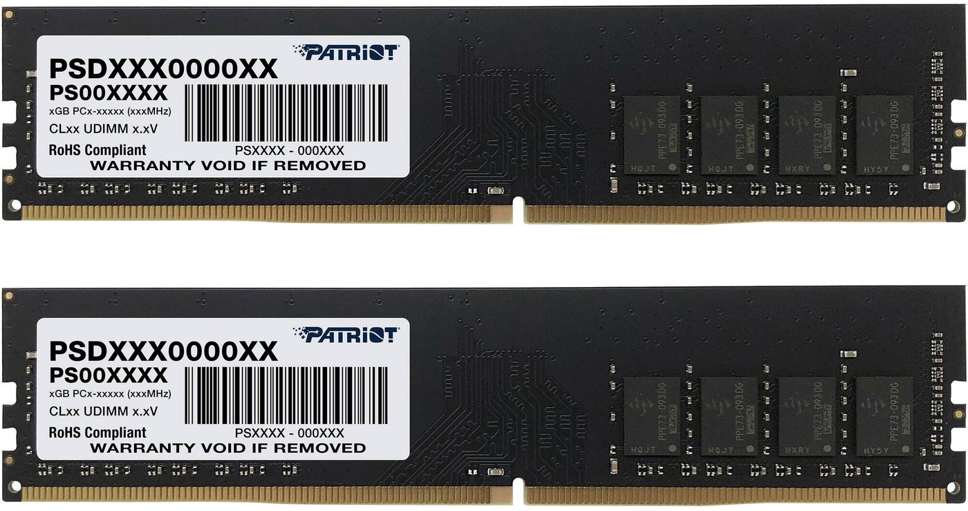 

Оперативная память Patriot Signature Line 2x16GB DDR4 PC4-25600 PSD432G3200K