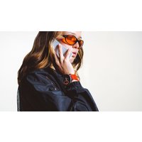 Умные часы CMF Watch 3 Pro (черный, оранжевый силиконовый ремешок)