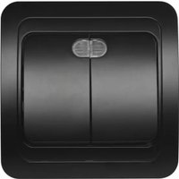 Выключатель SmartBuy SBE-02b-10-SW2-1-c