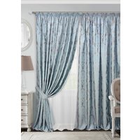 Комплект штор Эскар Vera 123527640 2x2.7 м (серо-голубой/белый)