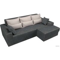 Угловой диван Mebelico Майами 15 114891 (правый, рогожка, серый)