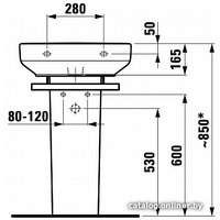 Пьедестал для умывальника Laufen Form 8196700000001