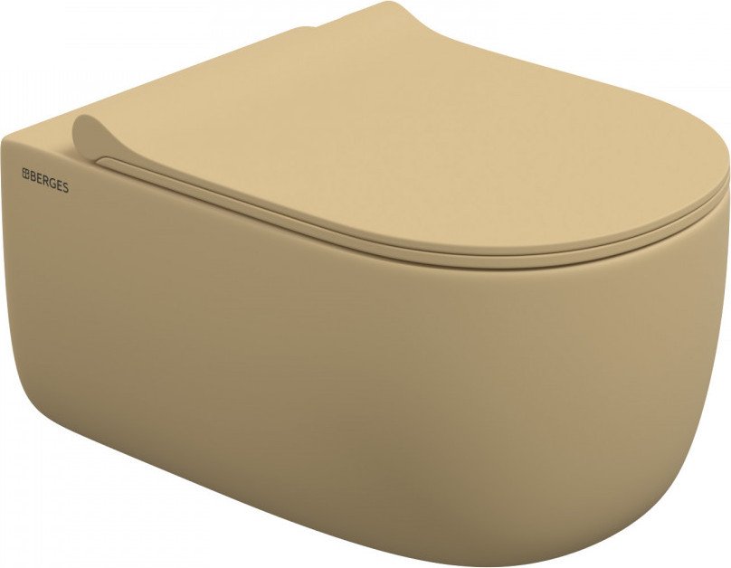 

Унитаз подвесной Berges Wasserhaus Ego XL Rimless 083211 (с сиденьем)