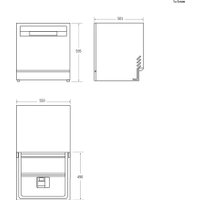Отдельностоящая посудомоечная машина Candy CP 6E51LW