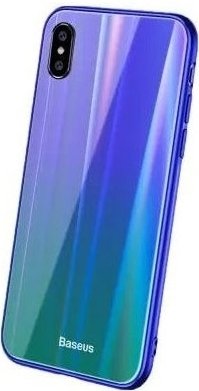

Чехол для телефона Baseus Laser Luster Case для iPhone X/iPhone Xs (синий)