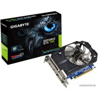 Видеокарта Gigabyte GeForce GTX 750 OC 2GB GDDR5 (GV-N750OC-2GI)