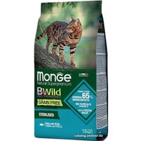 Сухой корм для кошек Monge Bwild Tuna Sterilised 10 кг
