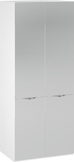 

Шкаф распашной Трия Глосс 580 СМ-319.07.004 (белый жемчуг/белый глянец)