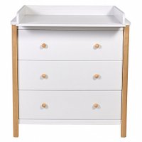 Детский комод Polini Kids Simple 3501 0002769.31 (белый/натуральный)