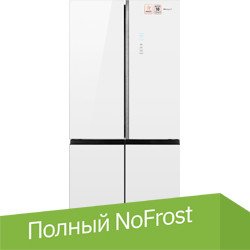 

Холодильник side by side Weissgauff WCD 590 Nofrost Inverter Premium Biofresh White Glass