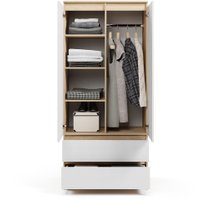 Шкаф распашной Soma ШК-2 (дуб сонома/белый)