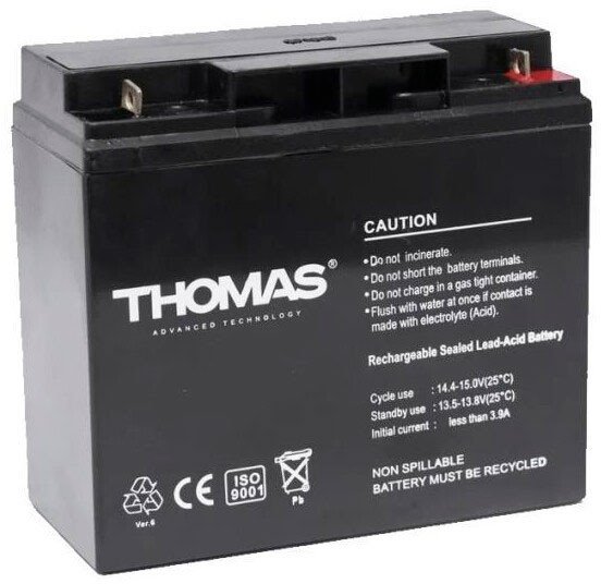 Аккумулятор для ИБП Thomas GB 12-22 12V 22Ah