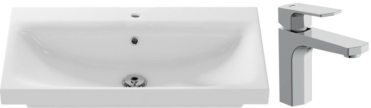 

Умывальник Cersanit Moduo 80 S-UM-MOD80/1 + 63055