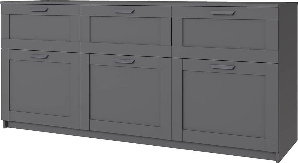 Тумба Anrex Skagen 3D3S (графит)