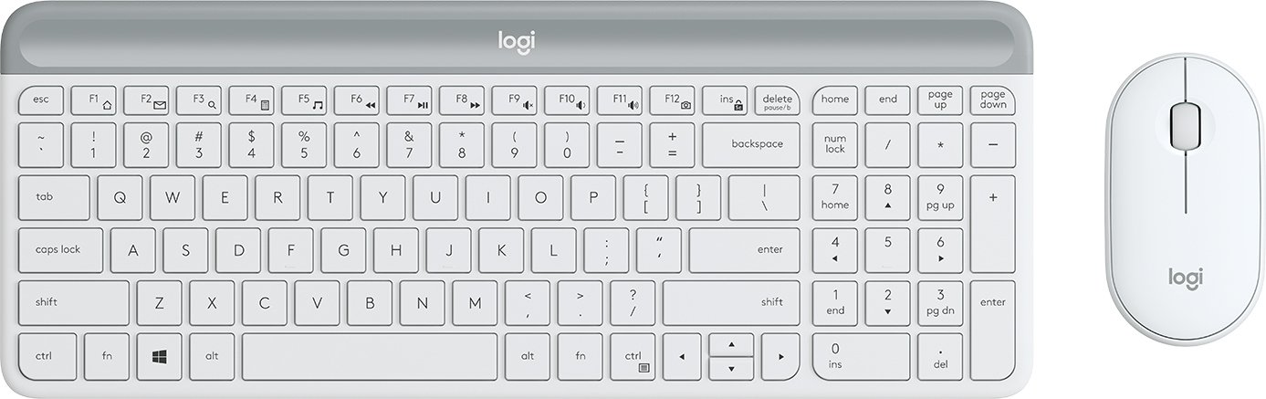 

Офисный набор Logitech MK470 Slim Wireless Combo 920-009183 (белый, нет кириллицы)