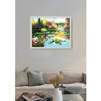 Картина по номерам PaintLine Клод Моне. Сад Живерни PL-00178